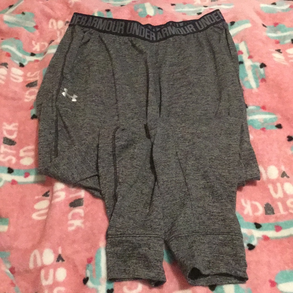 Grey under armor joggers